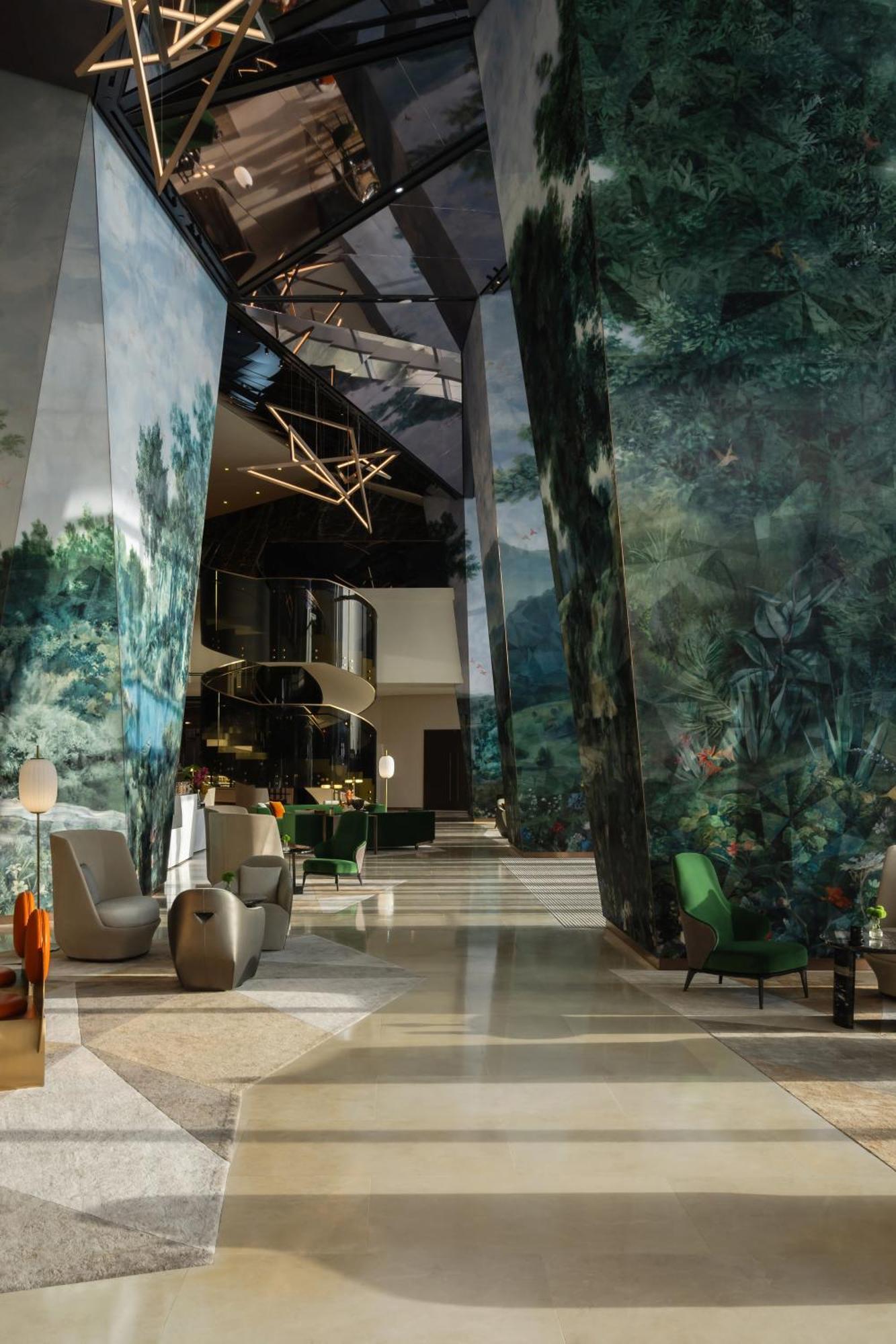 So/ Uptown Dubai Hotel Buitenkant foto The lobby of the hotel