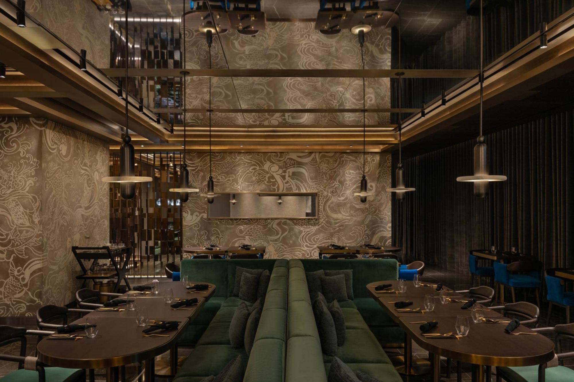 So/ Uptown Dubai Hotel Buitenkant foto Interior of the restaurant