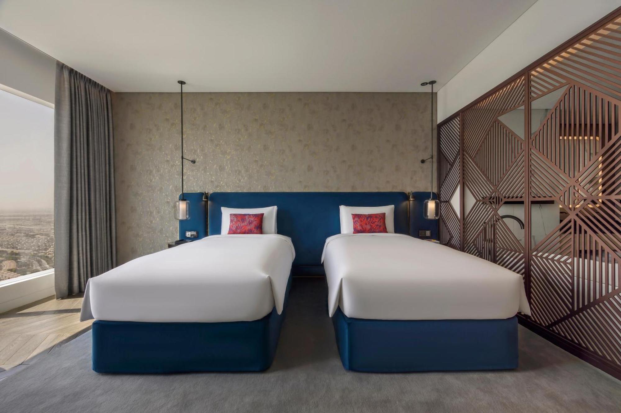 So/ Uptown Dubai Hotel Kamer foto Deluxe twin room